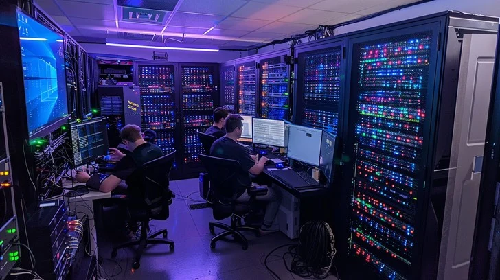 Server Room Activity medium - IT Services in Doha Qatar